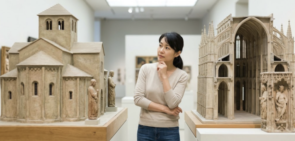 前時代と比較！ゴシック美術の時代背景